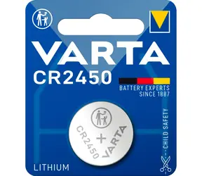 Varta Knoflíková baterie CR2450 10ks / 3.0V / 620 mAh / lithium / v boxu