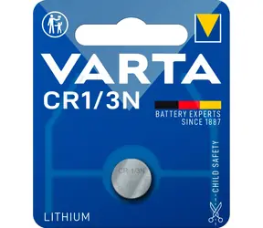 Varta Knoflíková baterie CR1/3N / 3V / 170 mAh / lithium / 10 ks / v boxu