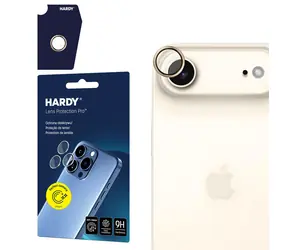 3mk HARDY Lens Protection Pro ochranné sklo na fotoaparát pro Apple iPhone Air titániová zlatá