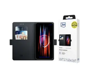 3mk Wallet Case ochranné pouzdro pro Redmi 15 4G/15 5G černá