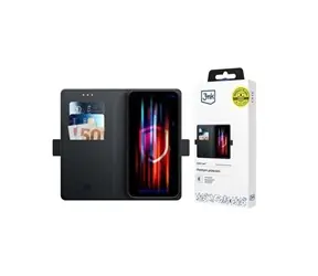 3mk Wallet Case ochranné pouzdro pro Redmi 15C černá