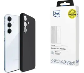 3mk Silicone Case ochranný kryt pro Samsung Galaxy A55 5G černá