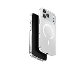 UNIQ Airsuit MagClick charging ochranný kryt na iPhone 17 Pro Max, Glossy clear/white