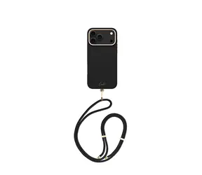 UNIQ COEHL Mirelle ochranný kryt na iPhone 17 Pro Max, Ebony