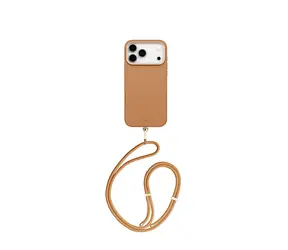 UNIQ COEHL Mirelle ochranný kryt na iPhone 17 Pro Max, Pecan brown