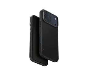 UNIQ Keva Edge MagClick charging ochranný kryt na iPhone 17 Pro Max, Carbon black