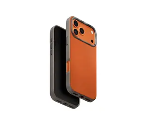 UNIQ Lyden DS MagClick charging ochranný kryt na iPhone 17 Pro Max, Flame orange/flint grey