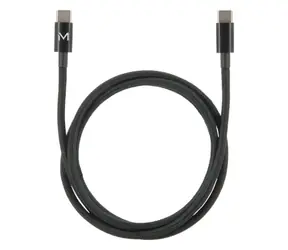 Mobilis 001389 Kabel USB-C 100W 1m černá / 2x USB-C (M)