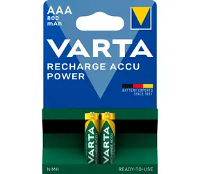 Varta RECHARGE Nabíjecí baterie AAA 20 ks / 1.2V / 800 mAh / NiMH / v boxu