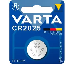 Varta Knoflíková baterie CR2025 100ks / 3.0V / 165 mAh / lithium / v boxu