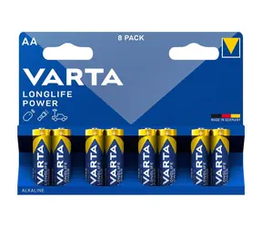 Varta Longlife Baterie AA 160ks / 1.5V / alkalická / v boxu