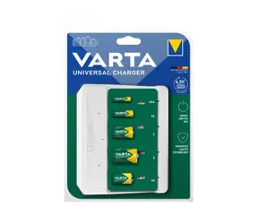 Varta Universal Charger / Nabíječka baterií - 2/4 AA/AAA/C/D + 1x 9V / 100-240V / 1x USB-C