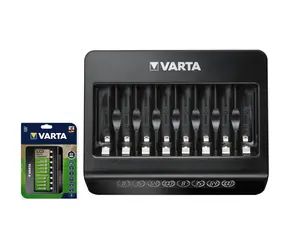 Varta LCD Multi Charger+ / Nabíječka baterií / 100-240V / USB-C / 8xAA | AAA
