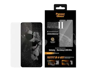 PanzerGlass Ceramic II Samsung Galaxy S26 Ultra s bezprašným instalačním boxem