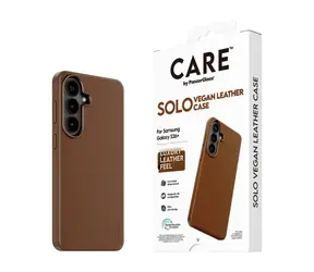 PanzerGlass CARE kryt Samsung Galaxy S26+ SOLO Qi hnědá veganská kůže