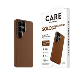 PanzerGlass CARE kryt Samsung Galaxy S26 Ultra SOLO Qi hnědá veganská kůže