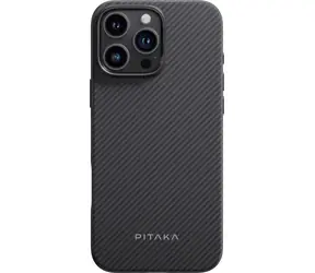 Rozbaleno - Pitaka Aramid Protective Case ochranný kryt pro Apple iPhone 16 Pro černá / rozbaleno