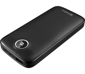 Sandberg SemiSolidState Powerbank 20W 10000mAh černá / max. 12V / max. 3A / 1x USB A / 2x USB-C