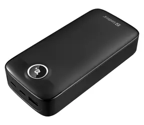 Sandberg SemiSolidState Powerbank 20000mAh černá / 1x USB-A + 2x USB-C / 20W