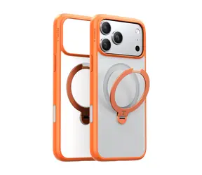 Torras Ostand Q3 Spin Case Ochranné pouzdro pro Apple iPhone 17 Pro oranžová