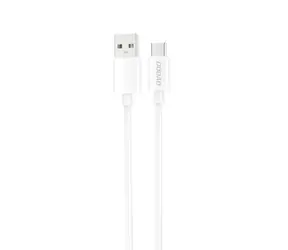 Dudao Datový kabel L4ST USB-A / USB-C 2A / 1m / bílá