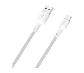 Dudao Datový kabel L9T / USB-A / USB-C / 5A / 1 m / bílá