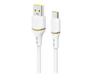 Dudao Datový kabel L25T / USB-A / USB-C / 5A / 1 m / bílá