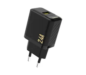 Dudao A23 síťová nabíječka černá / USB-A / 2.4A