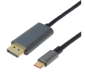 Rozbaleno - PremiumCord kabel USB-C na DisplayPort DP1.4 8K@60Hz a 4k@120Hz 2m / rozbaleno