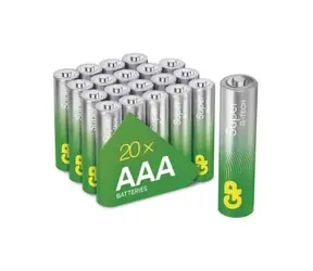GP Alkalická baterie SUPER AAA (LR03) 20ks