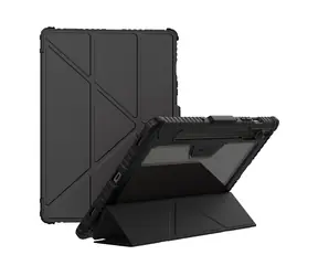 Rozbaleno - Nillkin Bumper PRO Protective Stand Case Multi-angle pro Samsung Galaxy Tab S9/S10 FE Black
