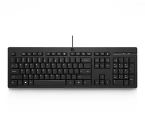 HP 125 černá / drátová klávesnice / membránová / USB / CZ Layout / 1.8m