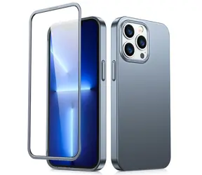 Joyroom JR-BP935 Zadní Kryt pro Apple iPhone 13 Pro + ochranné sklo šedá