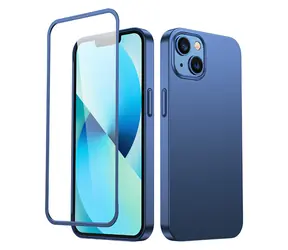 Joyroom JR-BP927 Zadní Kryt pro Apple iPhone 13 + ochranné sklo modrá