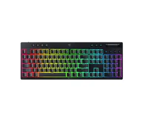 Razer BlackWidow V4 Low-profile HyperSpeed Green Switch černá / bezdrátová herní hlávesnice / mech. / 2.4GHz / US 