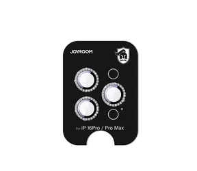 Joyroom JR-MSJ0307 Ochranné sklo pro fotoaparát pro Apple iPhone 16 Pro/16 Pro Max černá