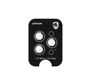 Joyroom JR-MSF0303 Ochranné sklo pro fotoaparát pro Apple iPhone 16 Pro/16 Pro Max černá