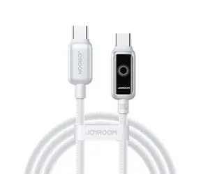 Joyroom S-A55 StarFlight Nabíjecí kabel USB-C (M) - USB-C (M) 100W 1.2m bílá