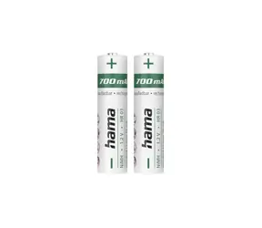Hama nabíjecí baterie AAA Micro 700 mAh 2ks / Ni-MH