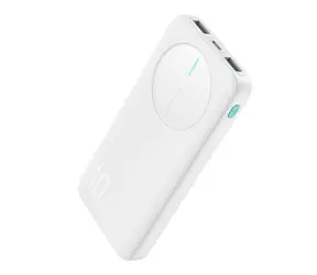 Joyroom JR-PBF12 bílá / Powerbanka / 10000mAh / 2.4A / 2x USB-A + 1x USB-C  