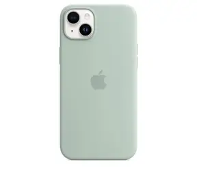 Rozbaleno - Apple silikonový kryt s MagSafe pro iPhone 14 Plus dužnatkově modrá / rozbaleno