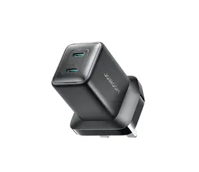 Joyroom JR-TCG17 černá / Cestovní nabíječka / UK zástrčka / 2x USB-C 