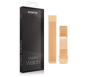 Aligator Náhradní kovový řemínek pro Watch Lady 16mm / zlatý