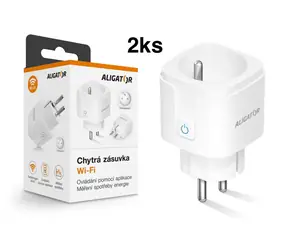 Aligator SADA Chytrých zásuvek Wi-Fi - 2ks