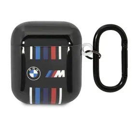BMW Kryt pro AirPods 1/2 s vícebarevnými linkami černá