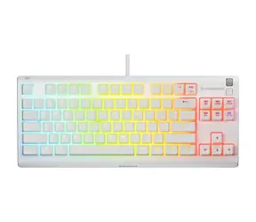 SteelSeries Apex 3 TKL bílá / Herní klávesnice / RGB podsvícení / US layout