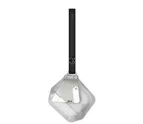 Aulumu A29 Geometric Lock & Lanyard pouzdro na AirPods 4, Translucent White