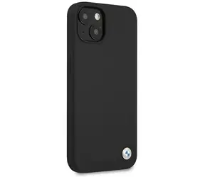 BMW Silikonový Zadní kryt Signature pro iPhone 13 mini černá