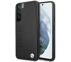 BMW Zadní kryt Signature s logem pro Samsung Galaxy S22+ černá