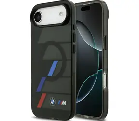 BMW Zadní kryt M Metal Buttons Tricolor Lines MagSafe pro iPhone Air černá